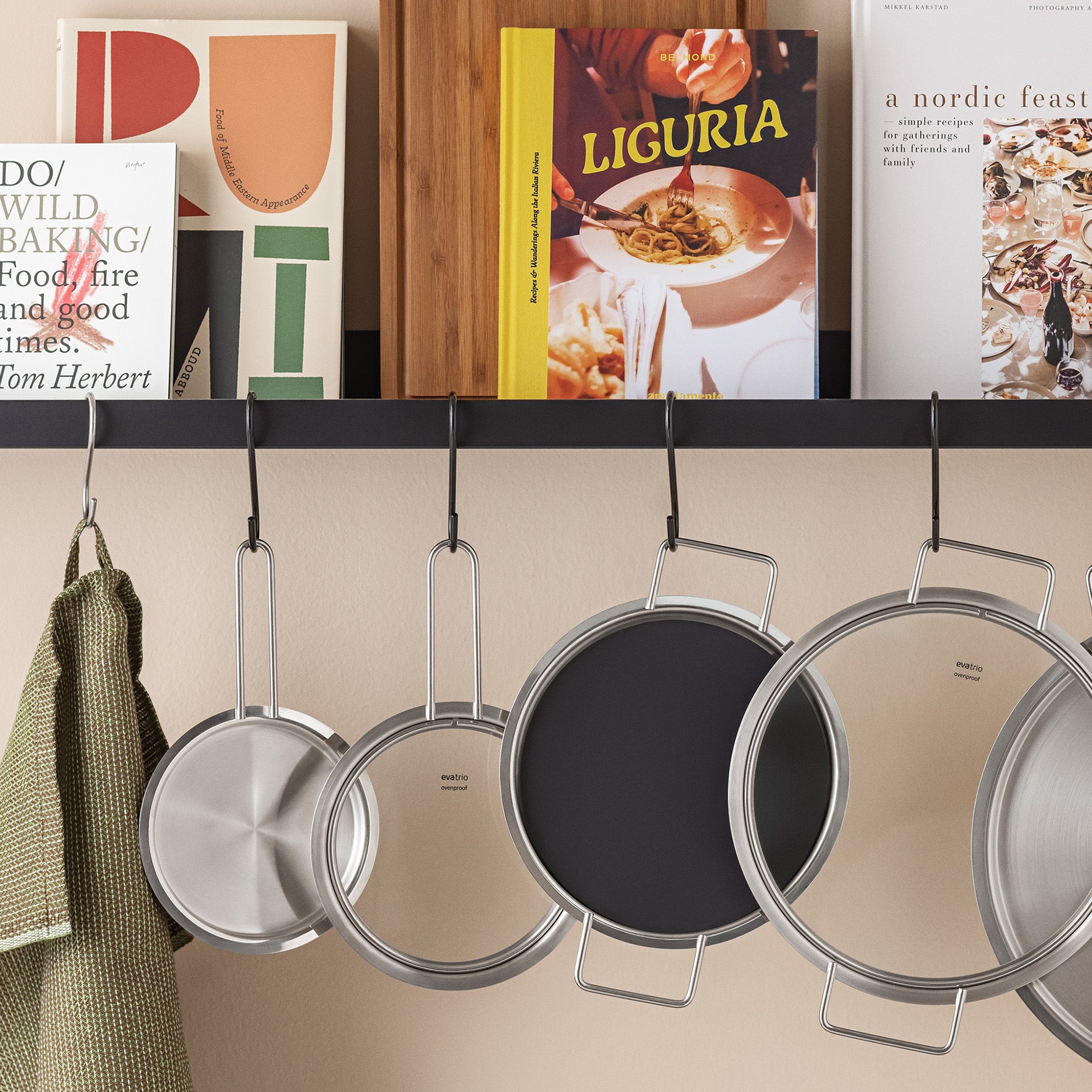 Tallerkenlåg Ø20 cm rustfrit stål